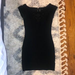 Guess Black Bandage Dress